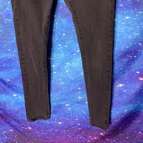 H&M- Slim Low Waist Off Black Jeans size 29 - Picture 3 of 12